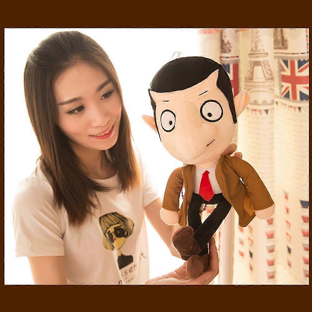 30CM Mr Bean Plush Toy Movie Mr Bean Stuffed Dolls Lovely Comfortable Mr Bean Plush Doll Toys