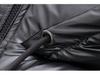 Women's 2023 Silver Satin Hooded Jacket - European & American Autumn/Winter Style