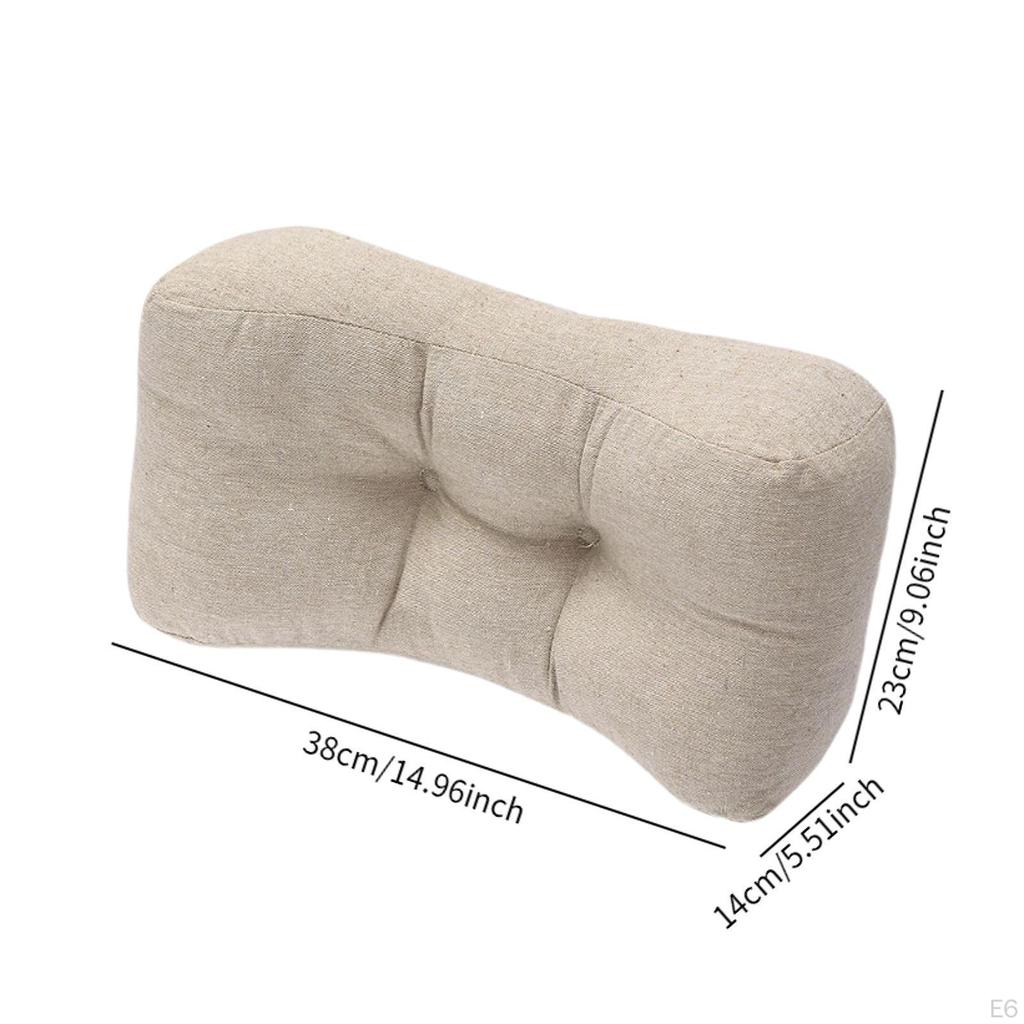 Back Pillow Lumbar Comfort Breathable Support Cushion for Women Men Car