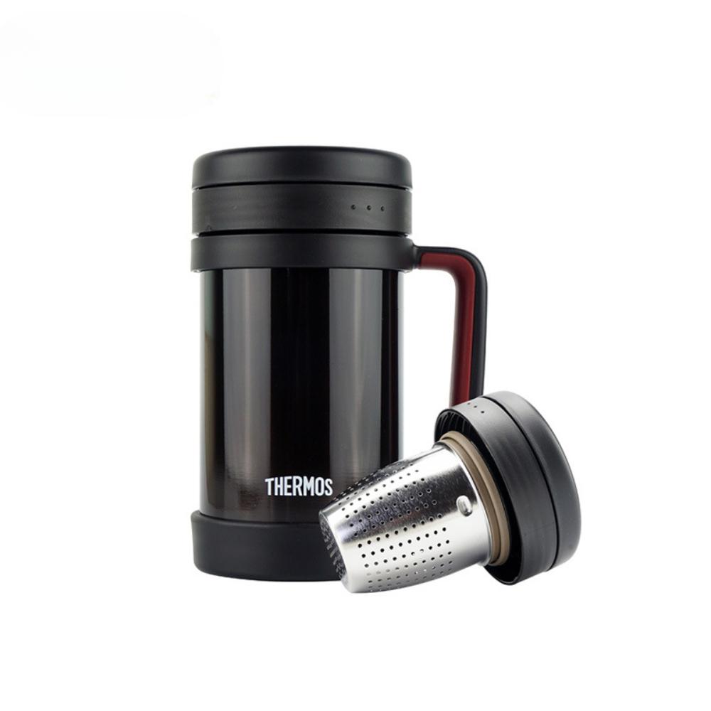Kitchen High Vacuum Stainless Steel Business Insulated Cup with Tea Strainer Office Tea Brewing Cup TCMF-501 500ML