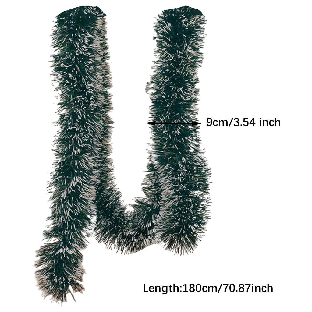 Christmas Twist Garland Glitter Long Xmas Garland for Christmas Tree