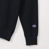 Champion Basic Crew Neck Long Embroidered Men's Sweatshirt, Navy, Sleeve, Fleece, Logo, C3-W001Z