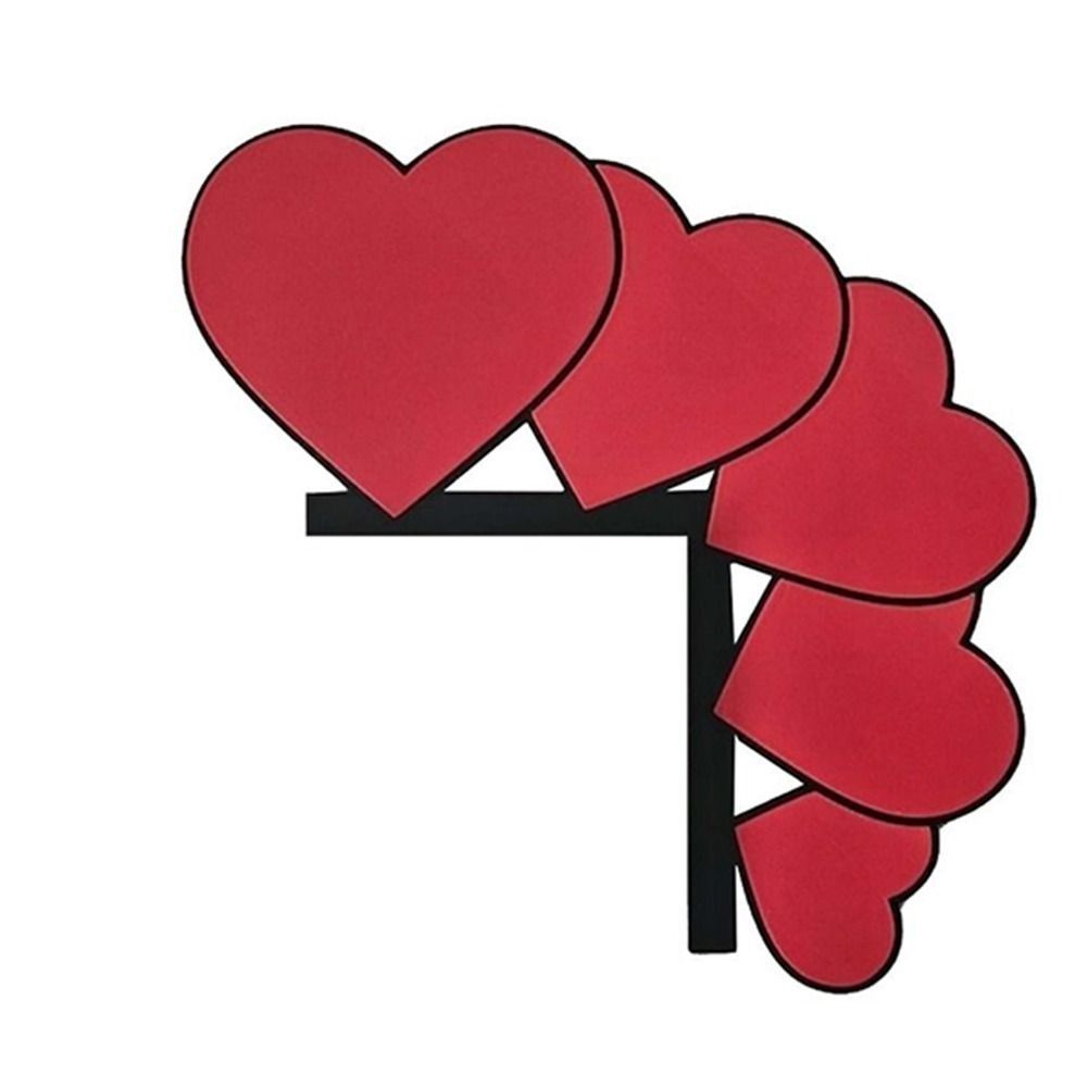 

1/2Pcs Romantic Corner Sign Decor Love Heart Door Banner Cover Door Frame Decorations Living Room Style2 1Pc Right