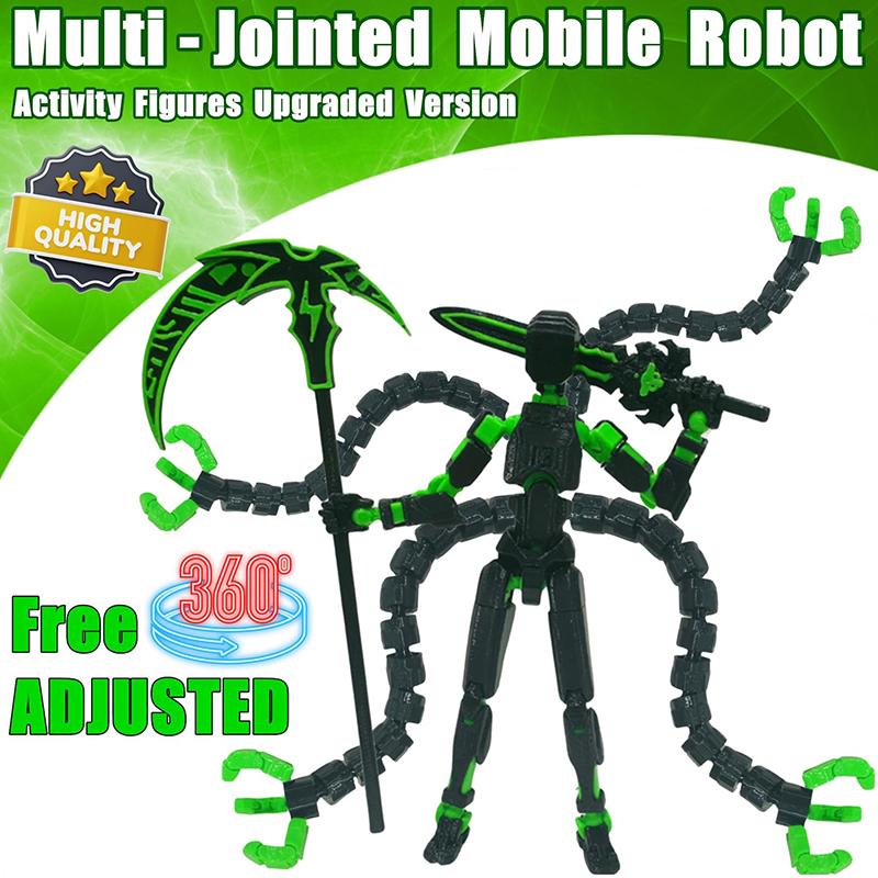 1Set T13 Multi-jointed Movable Robot Titan 13 Action Model 3D Full Joint Lucky 13 Action Model Nova 13 Action Model