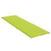 vidaXL Sun Lounger Cushion Light Green 200x60x3 Cm Oxford Fabric