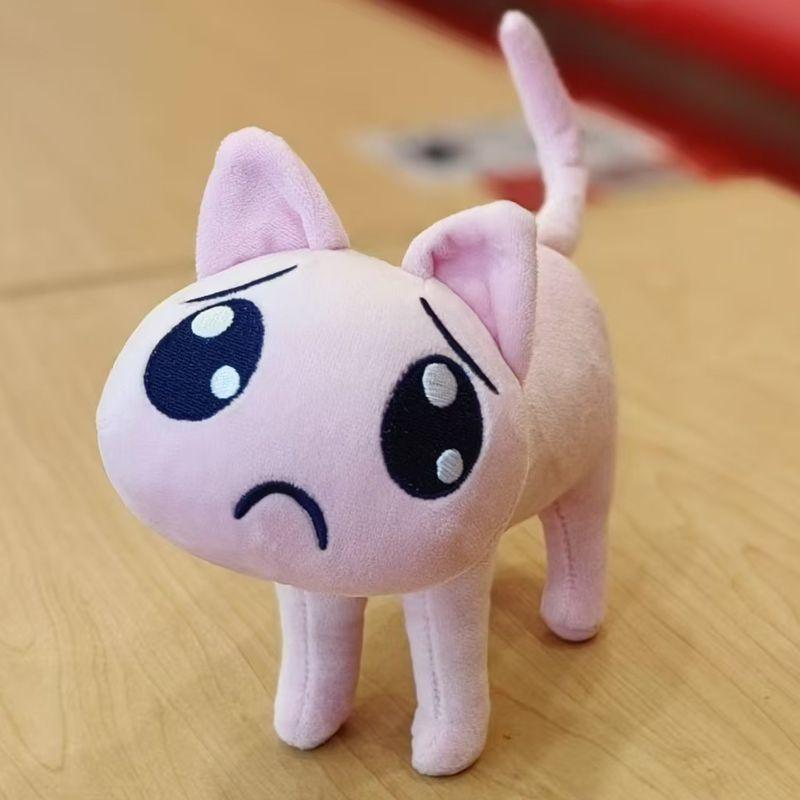 Game NEEDY GIRL OVERDOSE KAnge Ame Rain Cosplay Doll Kawaii Pink P Cat Plush Stuffed Dolls Ornament Accessories Prop Gift
