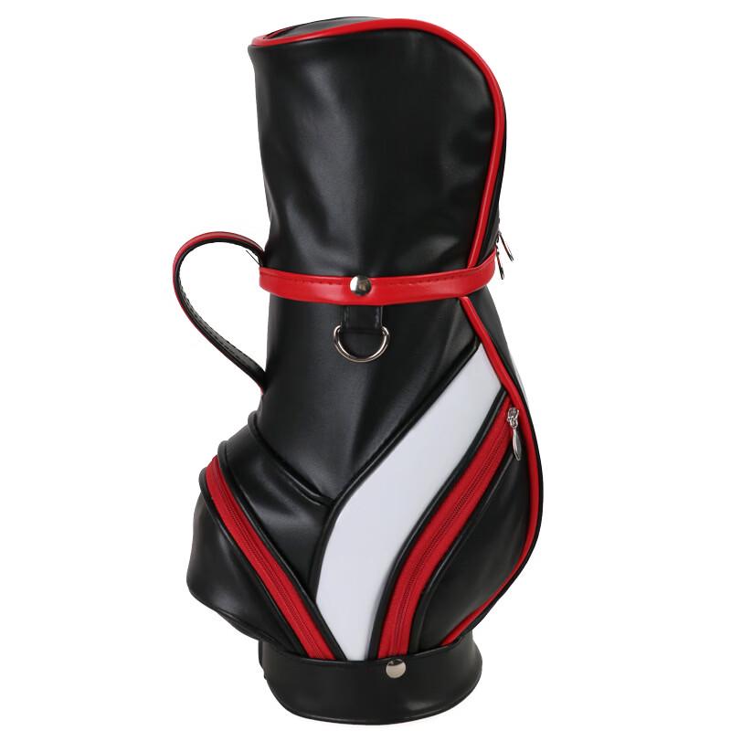HOW TRUE Leather Golf Wine Bag красный
