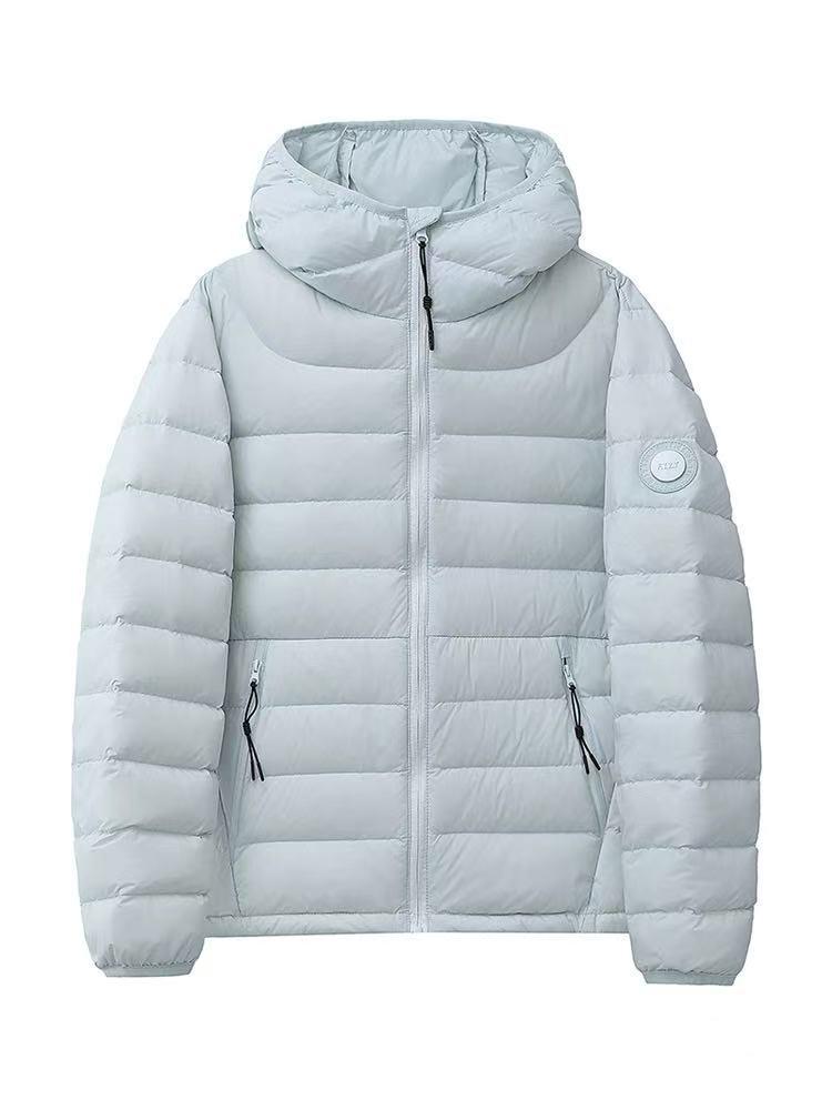 2025 Unisex Slimming Short Duck Down Jacket - Lightweight, Hooded, for Women and Students, Ideal for Autumn and Winter.
