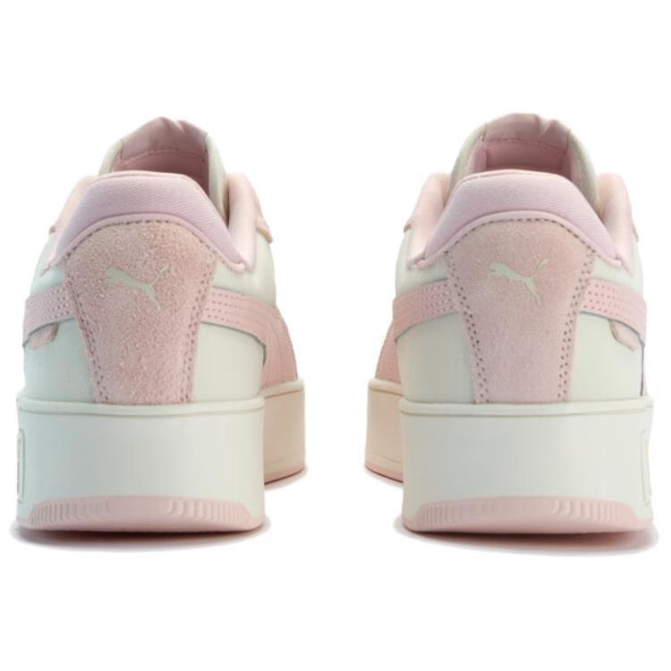 Puma Buty Skateboardowe Carina Street Niskie Damskie Białe Różowe 405812-02