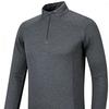 PERFEITO CRIATIVO Men's Stand-Up Collar Long Sleeve T-Shirt