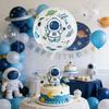 18inch Large Flat Printed Space Balloons, Suitable for Birthday Parties, Space-Themed Party Decorations
