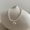 Korean Style Geometric Peach Heart Bracelet