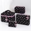 Cosmetic Bag Large Capacity Toiletry Bag Aesthetic Cosmetic Organizers Bows Makeup Bag Skincare Organisers for Women