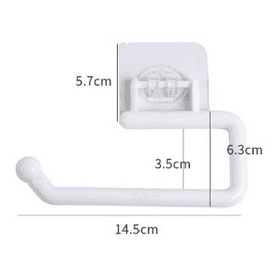 

Настенный кухонный держатель для бумажных полотенец и полка для хранения без сверления - Бесплатная доставка для новичков 1.23