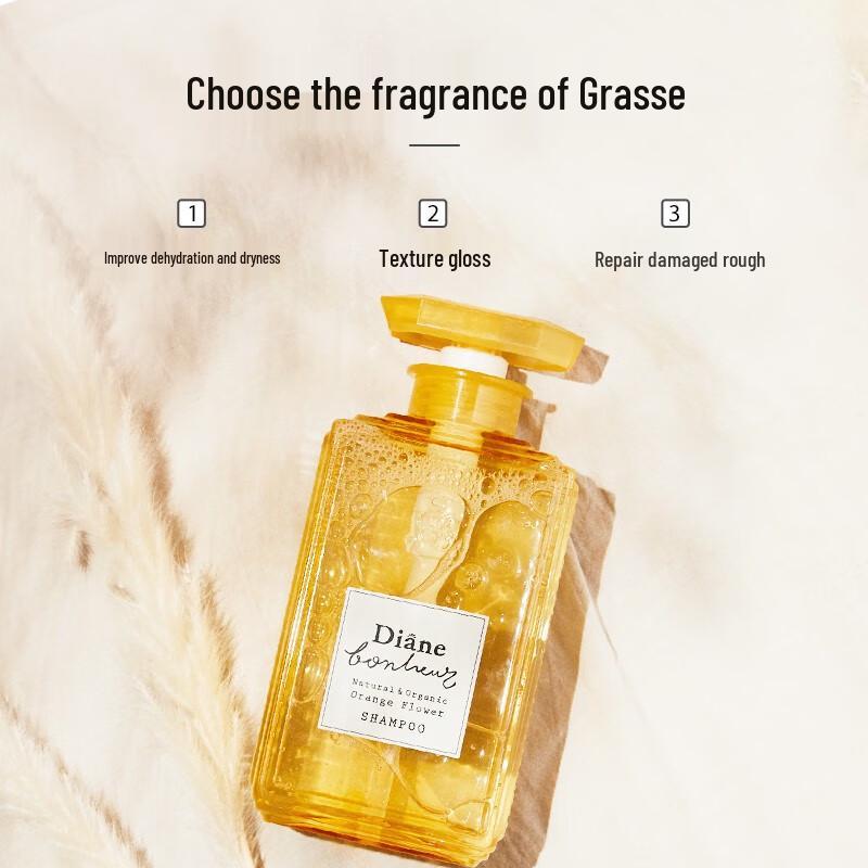 Diane Bonheur Grasse Rose Rich Moist Shampoo 500ml