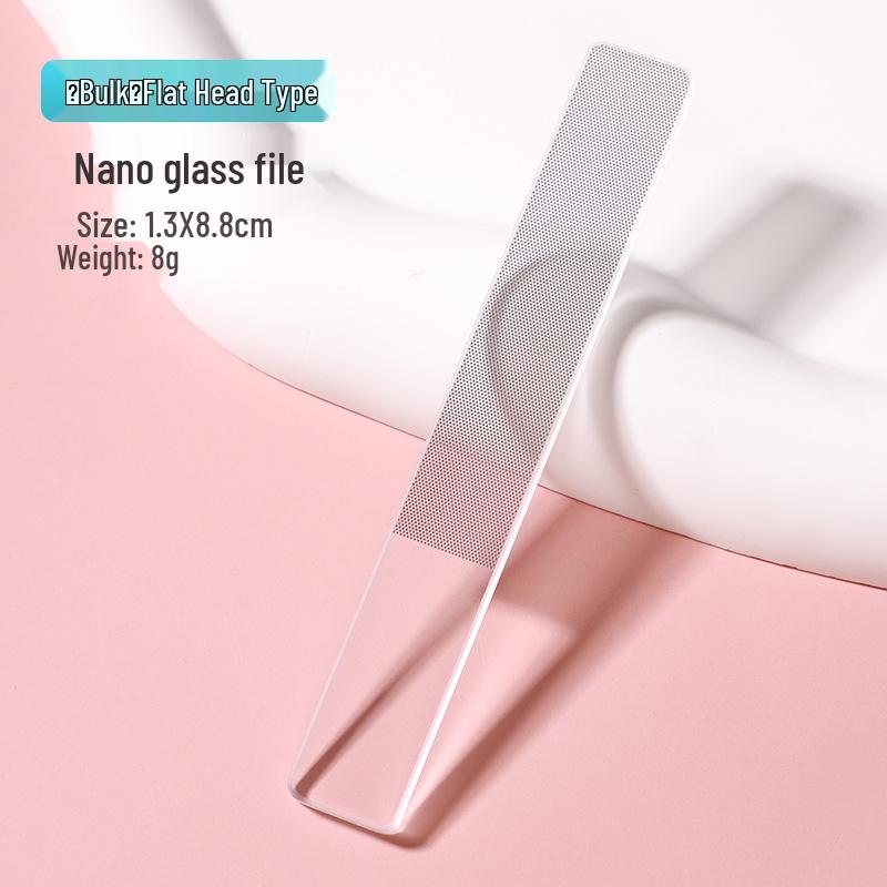 Nano Glass Nail File for Transparent Nail Art and Shaping