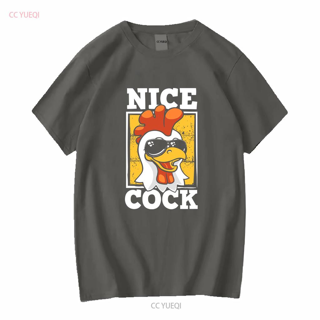 Hybris Nice Cock T Shirt Vintage Washed Top For Everyday Wear Casual Homme Breathable Stylish Fashion Slightly Designer Clothes