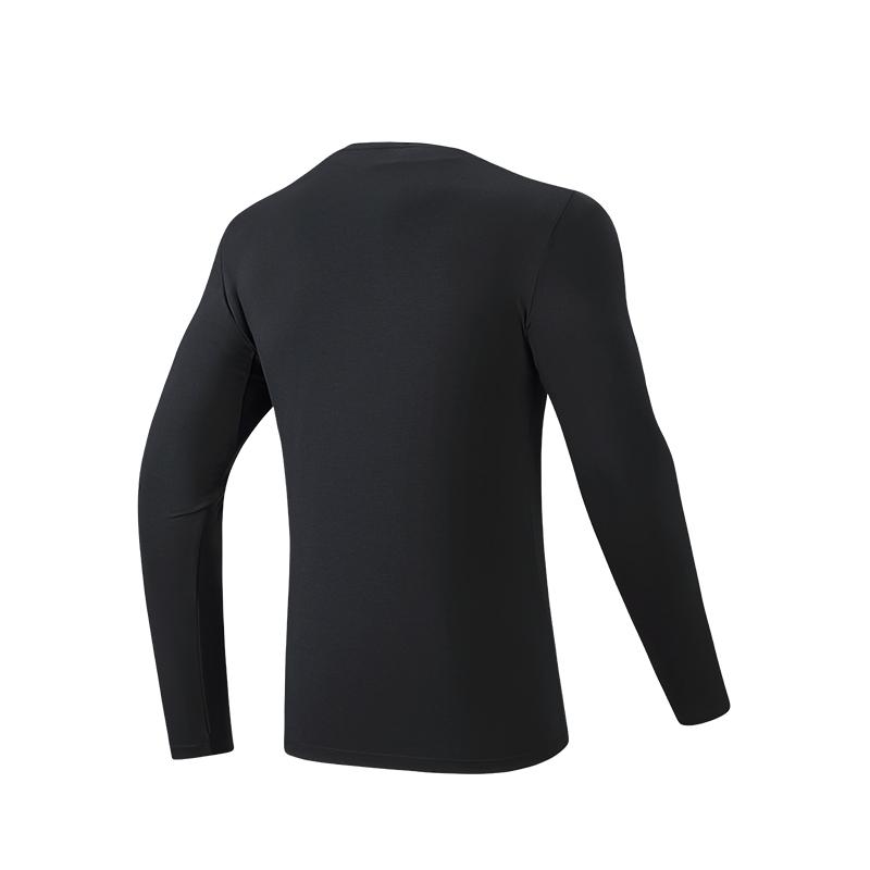 Anta Simple Fashionable Versatile Comfortable Letter Sports Round Neck Long Sleeve T-Shirt Men Tops 152537403-2