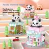 Jouets Kawaii Micro Briques de Construction pour Enfants de 5 à 7 Ans Mini Panda Bloc Briques Diamant Jeux Enfant Briques Assemblées Jouet