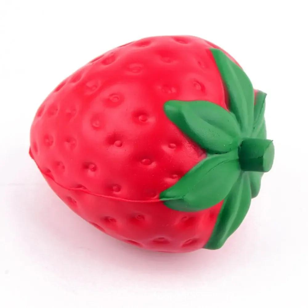 Jumbo Strawberry Banana Peach Stress Ball Squishy Squeeze Slow Rising Antistress for Adults Anti-Anxiety Fidget Toy Stress