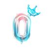 32 Inch Gradual Change Digital + Crown (Independent Packaging) Digital Road Lead 0-9 Aluminum Foil Balloon Birthday Anniversary Celebration