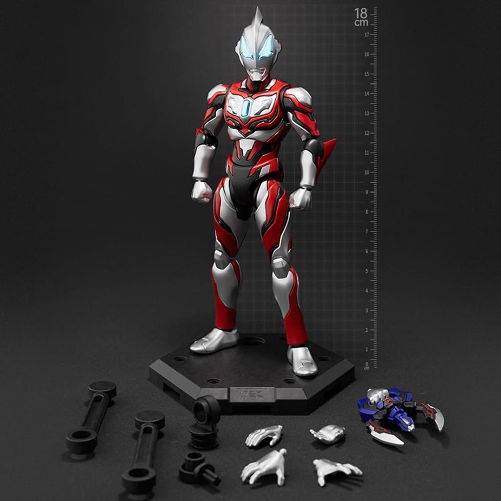 HiPlay Burco Legendary Ultraman Jet AE01 Bewegliches Plastikmodell Komplettset