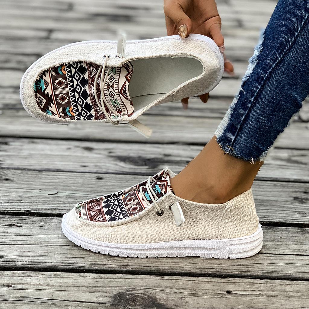 Fashion Women Sneakers Fashion Round Toe Color Matching Loafers Comfortable Walking Shoes Women Shallow Mouth Thick Sole Sneakers Women