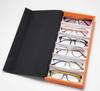 Meigan Eyeglass Eyeglasses Collection Box Reading Small Case, 6-Pair Case/Storage (For Sunglasses, Glasses, Eyeglasses, Watches, Items, Etc.)