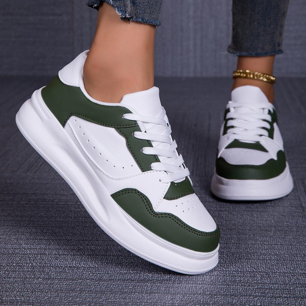 Trendy Couple Fashion Board Shoes Soft Sole Comfortable Casual Sports Single Shoes Lace Up Light Outdoor Flats