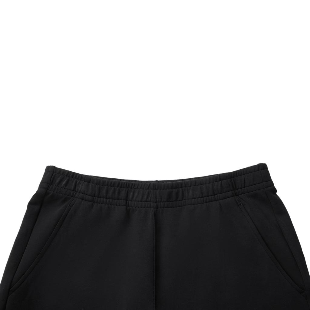 Li-Ning Sports Lifestyle Series Solid Color Mid-Rise Breathable Versatile Straight Leg Casual Pants Women Bottoms Black AKLV198-2