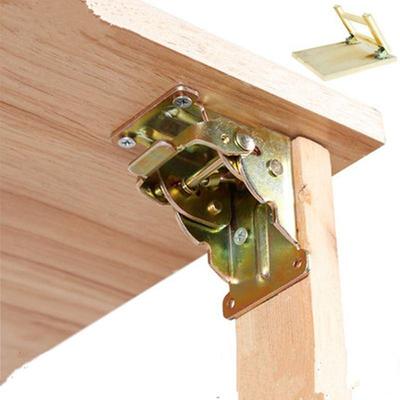 Bisagra plegable de 90 grados, soporte de elevación para mesa de comedor autoblocante, accesorios de Hardware para muebles y gabinete, 2 uds.