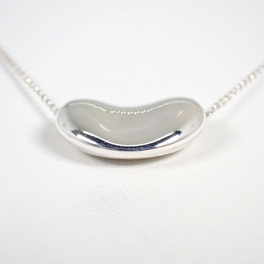 [Used] TIFFANY 925 Bean Pendant/Necklace/j51-12