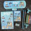 Bluey Portable Stationery Set Gift Box Kids School Supplies With Crayons For Toddlers Primary Students Birthday Christmas Gift