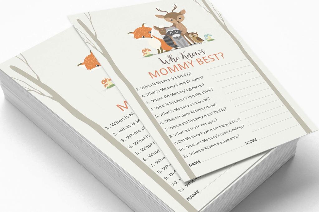 Inkdotpot 50A  Advice CardsA  For Baby Shower Game Gender Neutral Advice For New Mom & Dad Jungle Animals Boy Or GirlA  Party