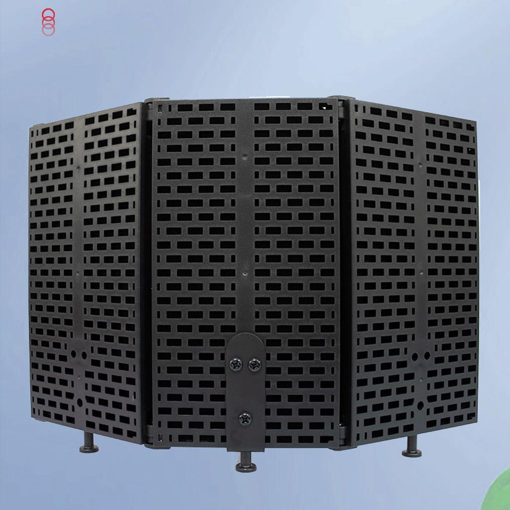 Microphone Isolation Shield Professional Absorbing Foam Panel Filter Vocal Foldable Recording Microphone Sound Shield