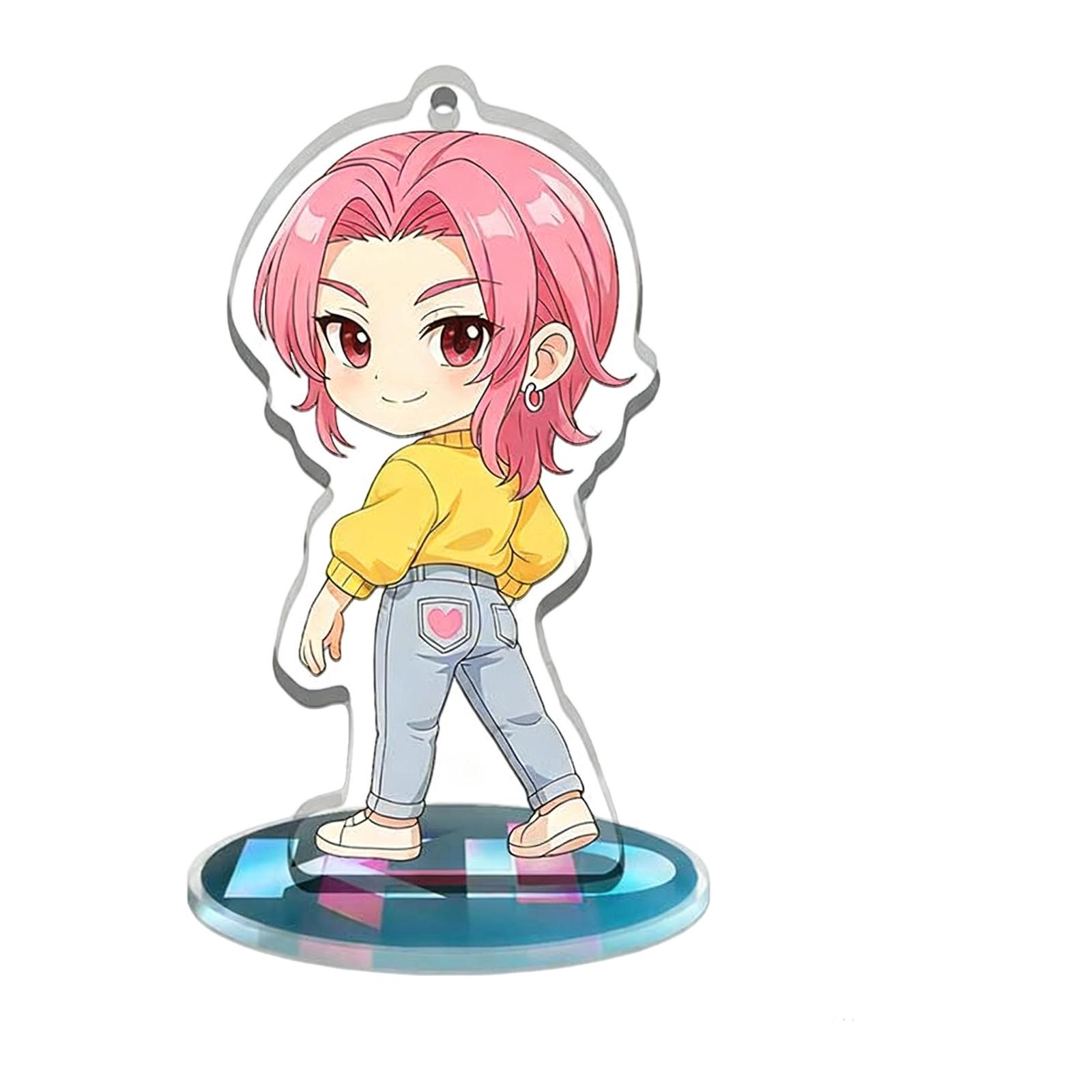 

Girls Group Anime Peripheral Stand Girls Group Acrylic Stand Secondary Ornaments Small Stand Student Gift One Size