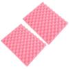Éponge de séchage pour gâteaux Rose Supports de séchage Forme bombée 25*20cm Anti-adhésif 2Pcs