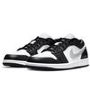 Jordan Air Jordan 1 Cushioning, Wear Resistant Low top Vintage Basketball Shoes Unisex Black White Gray 553558-132(Team1302-)