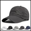 CZA297 [White Fang] Cap, Outdoor, Sports, Hat, Simple, Stylish, Outdoor, Men, Women, (Light Gray)