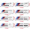 Gloss Black M Emblem Car Trunk Badge Sticker Letter Logo For BMW M1 M2 M3 M4 M5 M6 M7 M8 1 2 3 4 5 6 7 8 Series X3 Accessories