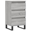 VidaXL Buffet sonoma gris 40x35x70 cm bois d'ingénierie 831106