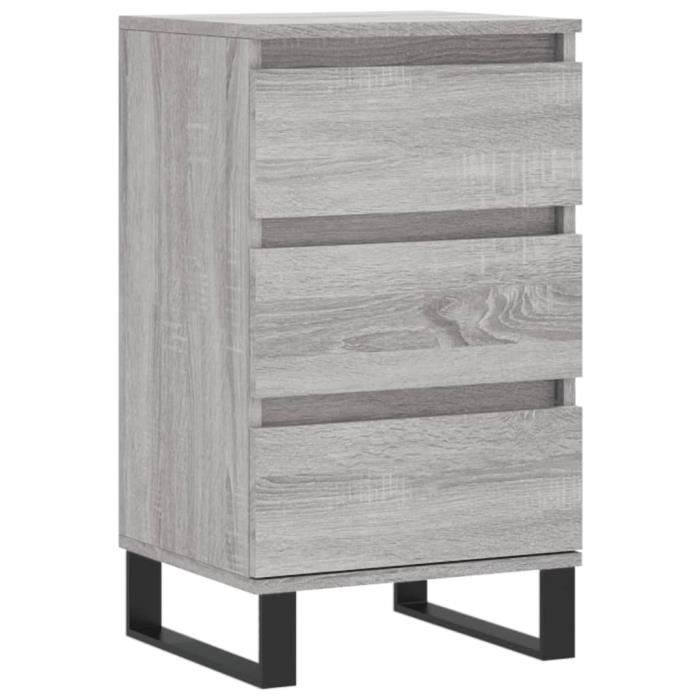 VidaXL Buffet Sonoma Grey 40x35x70 Cm Engineered Wood 831106
