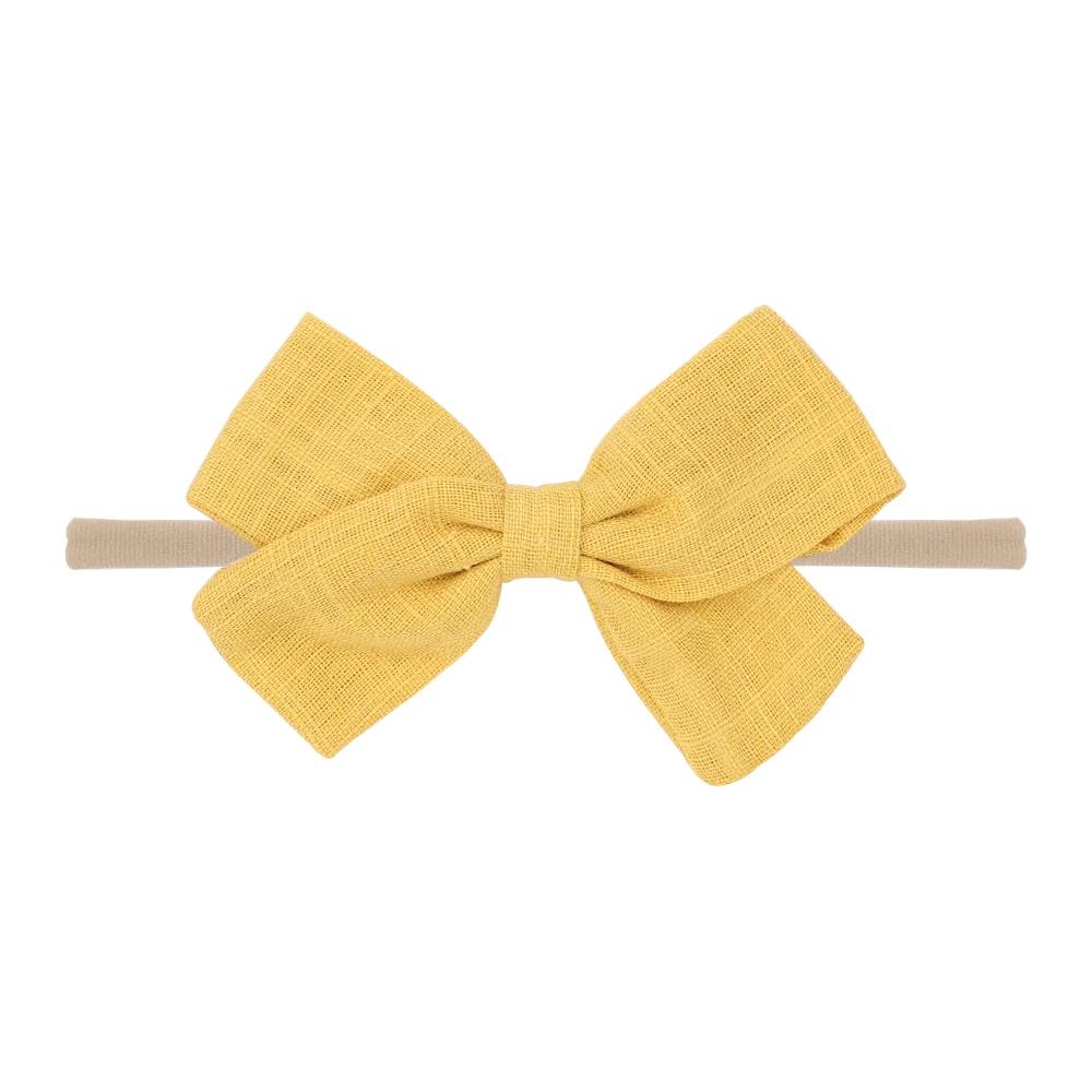 20Color 1Piece Cute Baby Headband Infant Kids Bows Headwear Tiara Gift Toddlers Bandage Newborn Girls Headwrap Hair Accessories