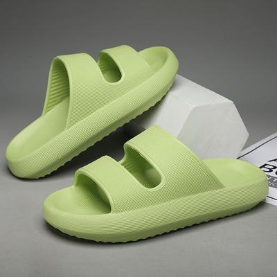 Letnie damskie sandały płaskie Platforma na wysokim obcasie Moda Miękka podeszwa Sandały domowe Casualowe EVA Plażowe Klapki Chmury Męskie Para