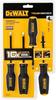 DeWalt Tough Series Screwdriver Set of 4 with Magnet, DWHT65101 [Parallel Import]