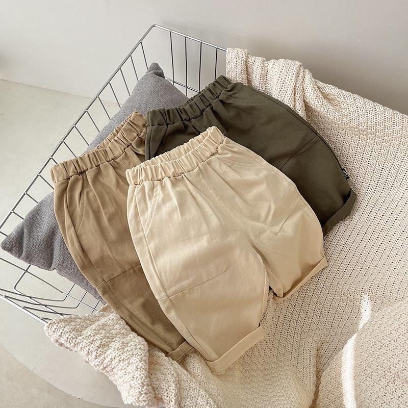 Korean Style Autumn Casual Pants for Infants and Toddlers - Trendy Boys' Long Pants