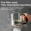 Plastic semi-automatic hand-held flour sifter Convenient baking flour filter Home kitchen baking sieve Bread dessert making tool