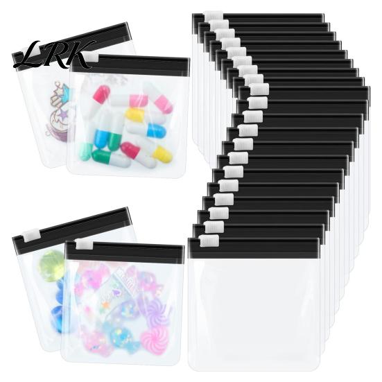 Medicine Slide Lock Bag Bags, Reusable EVA Pill Pouch, Waterproof Portable Travel Pills Small Items Storage Bag, for And Daily Use Compact Organizer