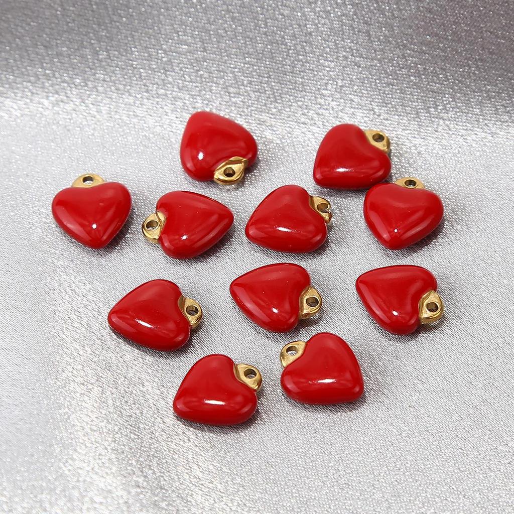 Κολιέ με Καρδιά με Επίχρυσωση 18Κ - Ανοξείδωτο Ατσάλι, Χειροποίητο DIY Αξεσουάρ Κοσμήματος