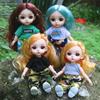Doll 16cm Cute And Elegant Style, 13 Articulated Dolls With Movable Joints Clothing Matching BJD Princess 1/12 Girl Gift Toy